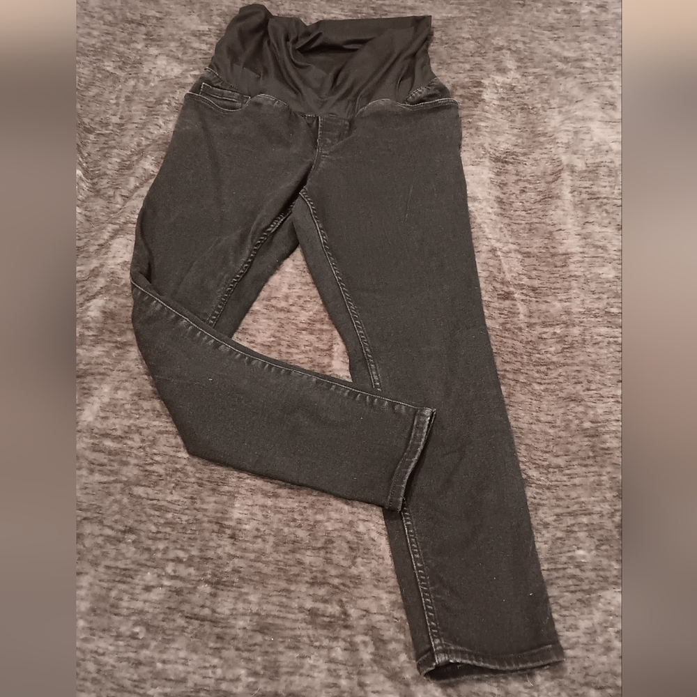 Old Navy Charcoal Gray Skinny Jeans